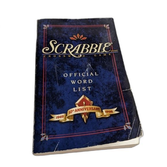 Scrabble Travel Zipper Folio & Official Word List Book Set On The Go Games - Picture 8 of 9